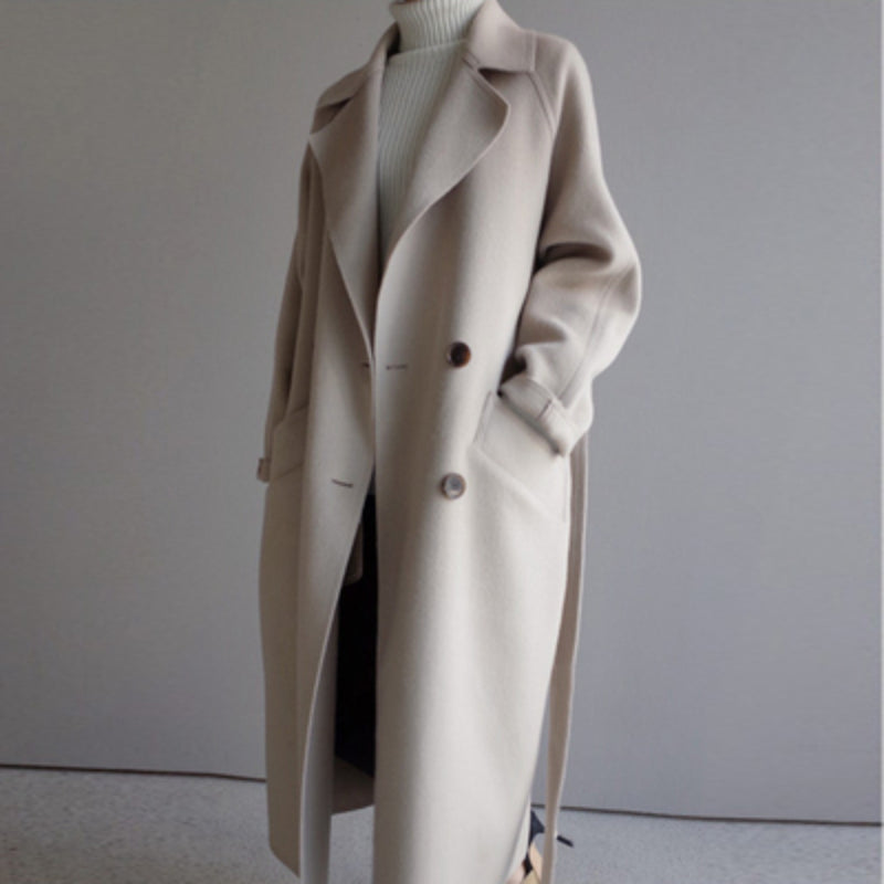 Chic Woolen Jacket for Women - Sophia