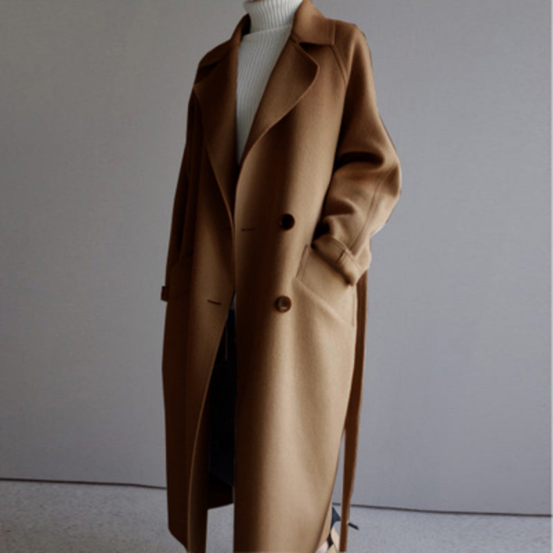 Chic Woolen Jacket for Women - Sophia