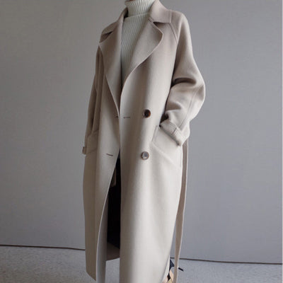 Chic Woolen Jacket for Women - Sophia