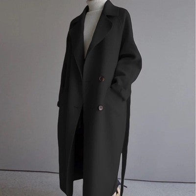 Chic Woolen Jacket for Women - Sophia