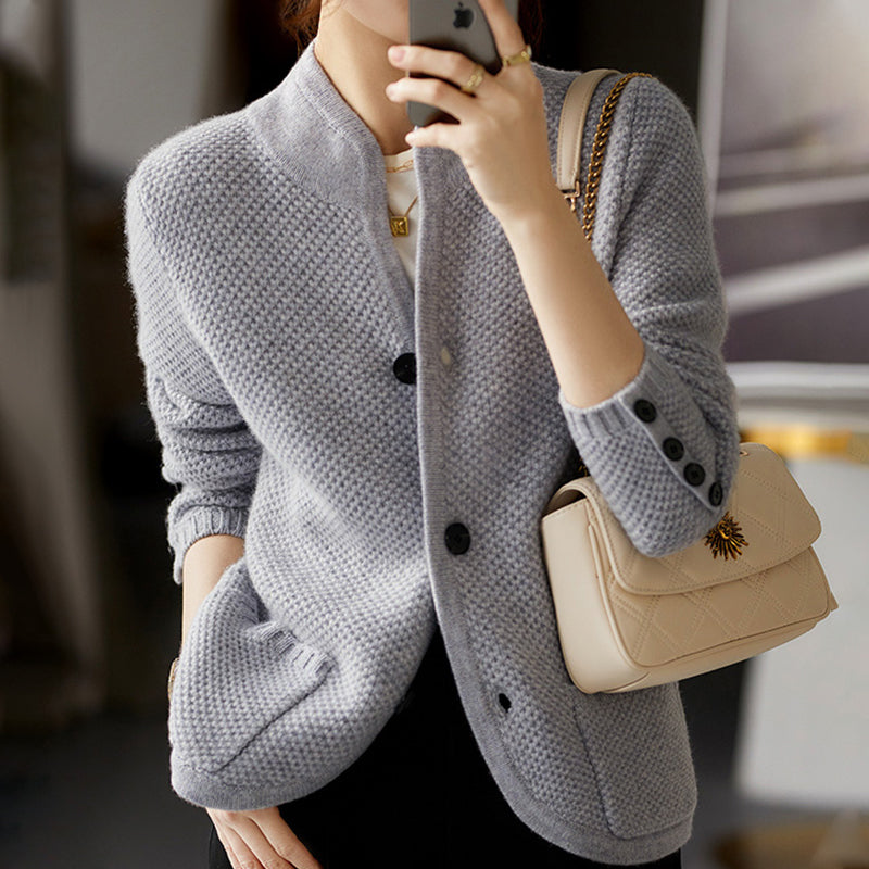 Trendy Wool Blend Ladies' Sweater - Sophia