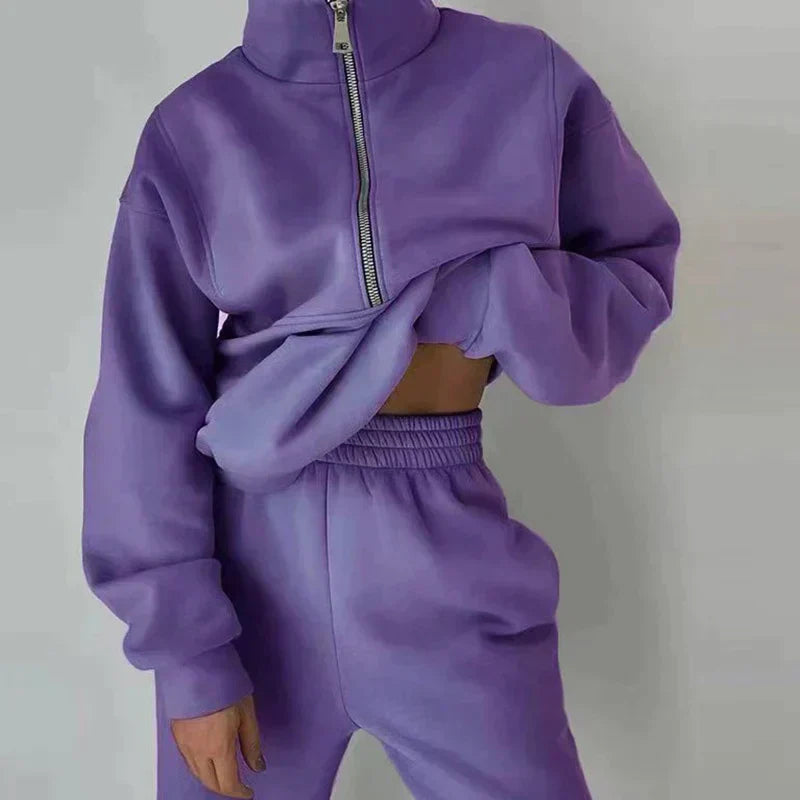 Ava's Cozy Athleisure Set for Women