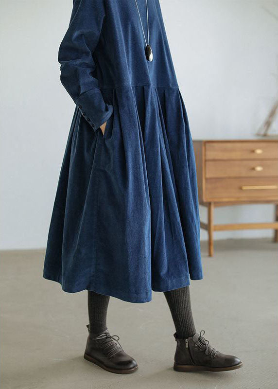 Cozy Corduroy Dress for Fall and Winter - Isabella