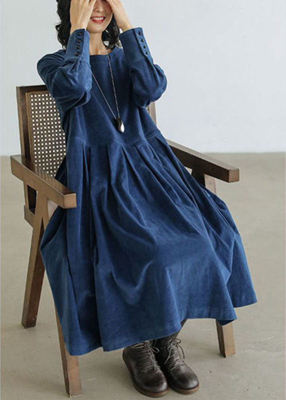 Cozy Corduroy Dress for Fall and Winter - Isabella