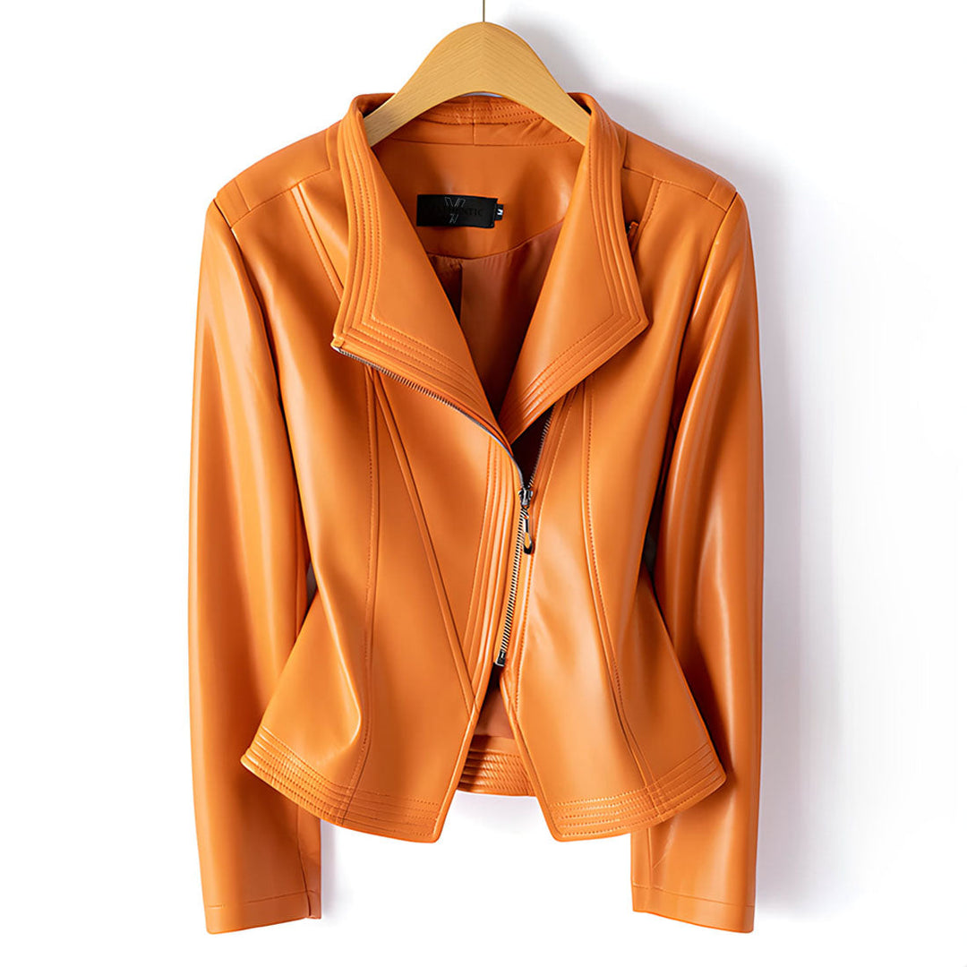 Riley Leather Biker Jacket