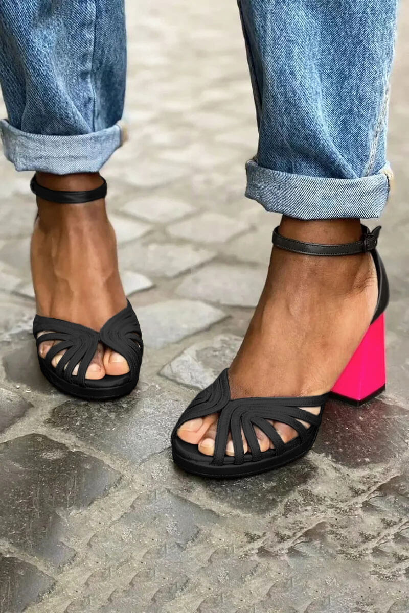 Bicolored All Day Comfort Heels