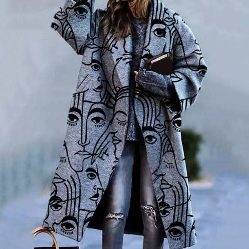 Evelyn - Stylish Wool Overcoat for Ultimate Comfort and Classic Appeal