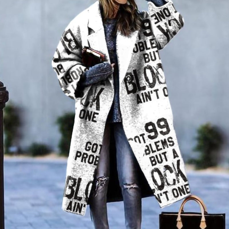 Evelyn - Stylish Wool Overcoat for Ultimate Comfort and Classic Appeal