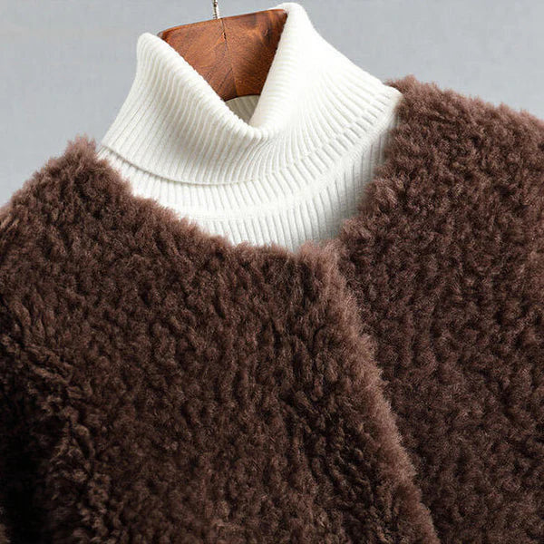 Lila Fur-Lined Teddy Jacket