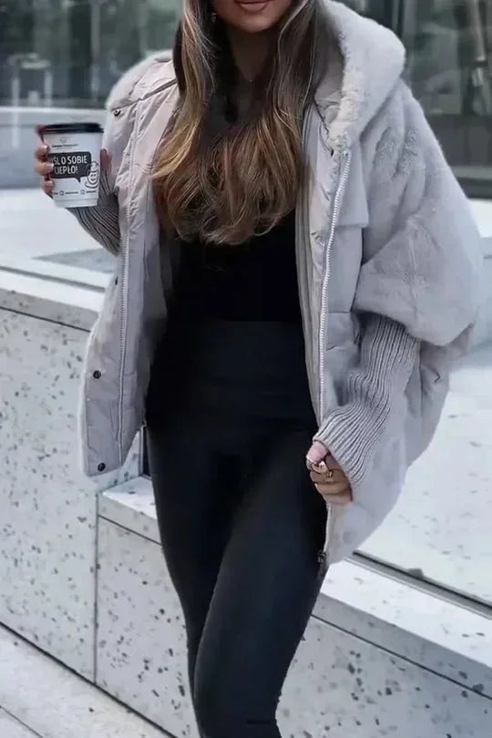 Women's Hooded Blazer with Modern Style