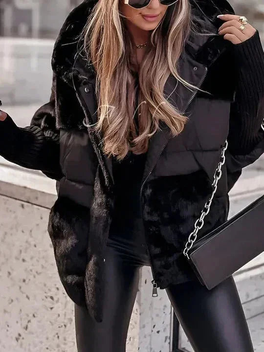Women's Hooded Blazer with Modern Style