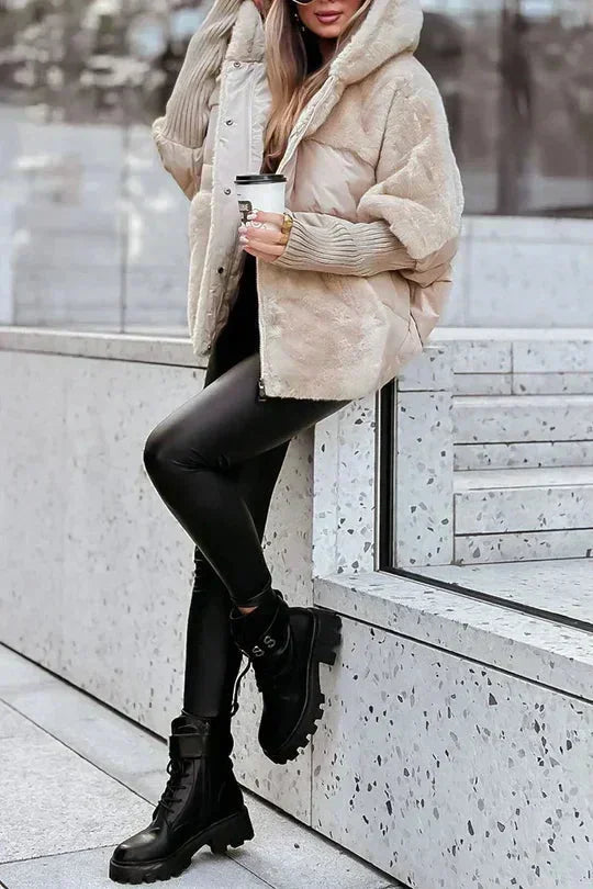 Women's Hooded Blazer with Modern Style