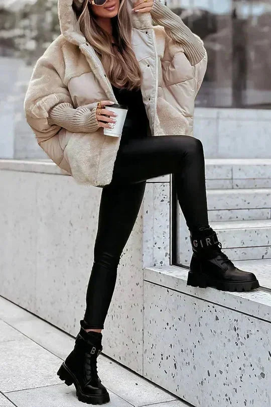Women's Hooded Blazer with Modern Style