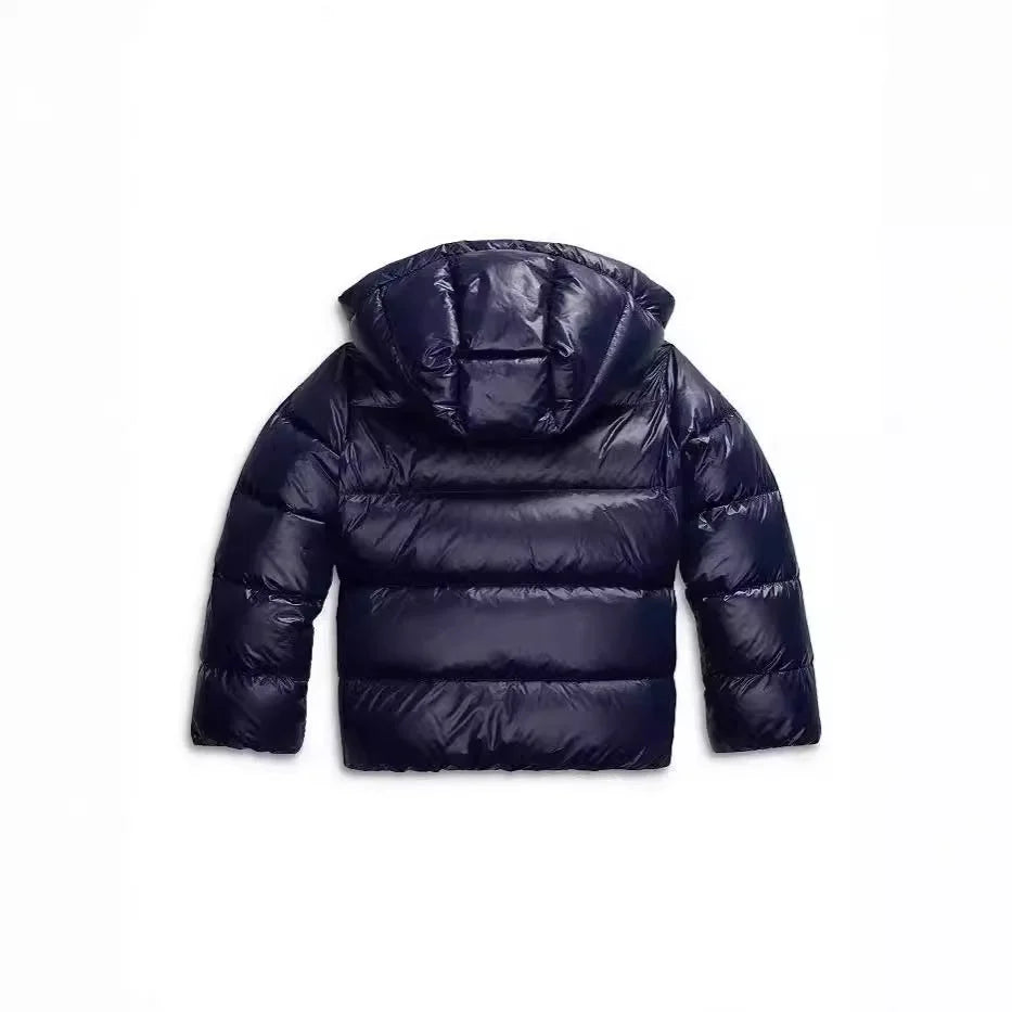 Women's Hooded Windproof Puffer Coat with Warm Lining