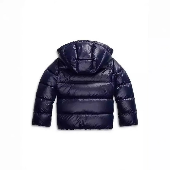 Women's Hooded Windproof Puffer Coat with Warm Lining