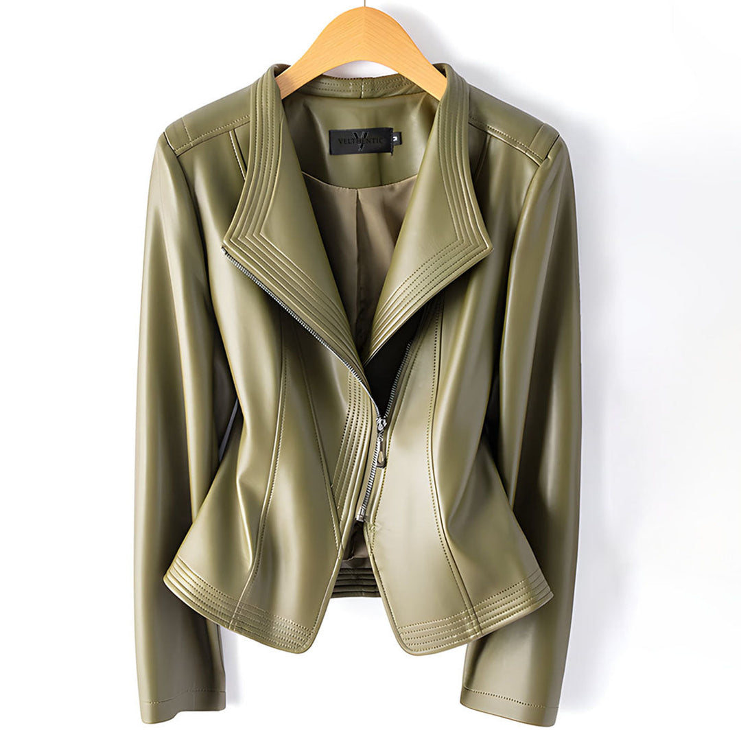 Riley Leather Biker Jacket