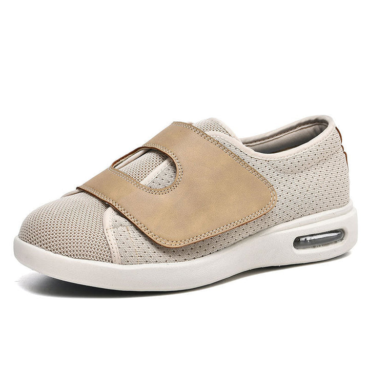 Women's Extra Wide Diabetic Shoes for Swollen Feet Adjustable Orthopaedic Walking Shoes with Arch Support and Air Cushion