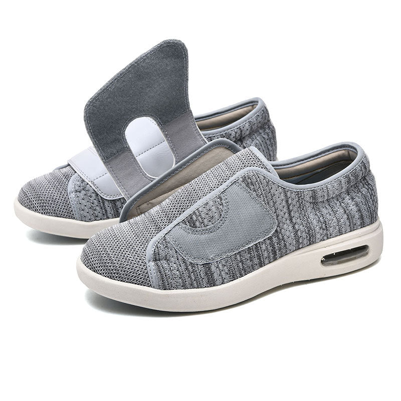 Women's Extra Wide Diabetic Shoes for Swollen Feet Adjustable Orthopaedic Walking Shoes with Arch Support and Air Cushion
