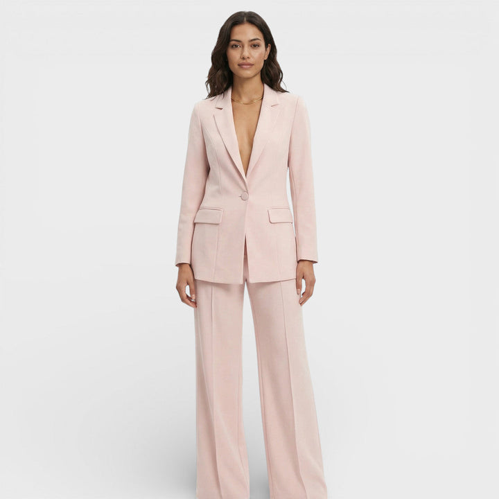 Women's blazer, fitted cut, single-breasted, notched lapels