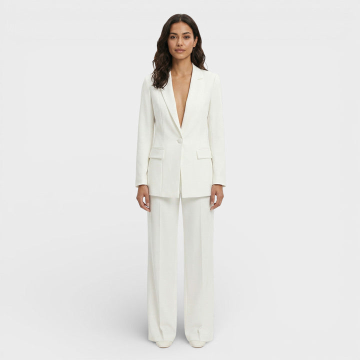 Women's blazer, fitted cut, single-breasted, notched lapels
