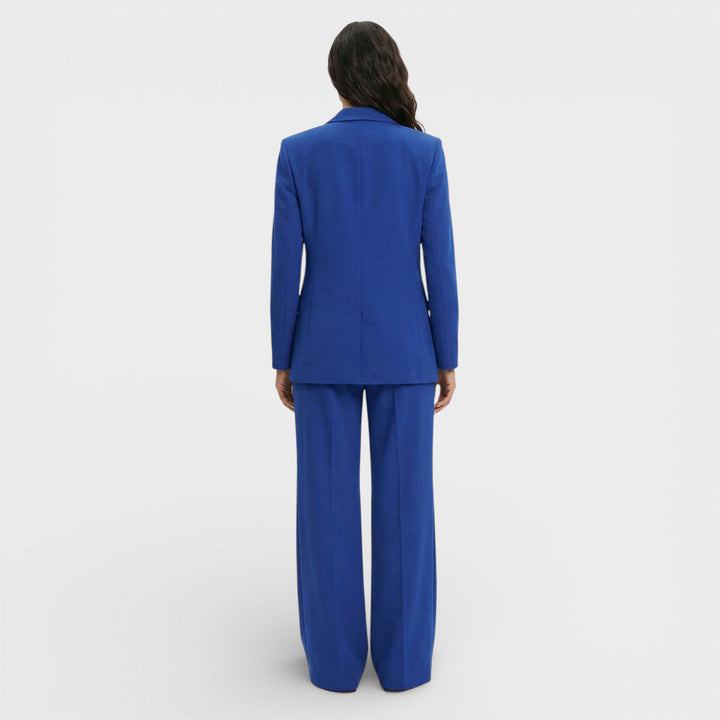 Women's blazer, fitted cut, single-breasted, notched lapels