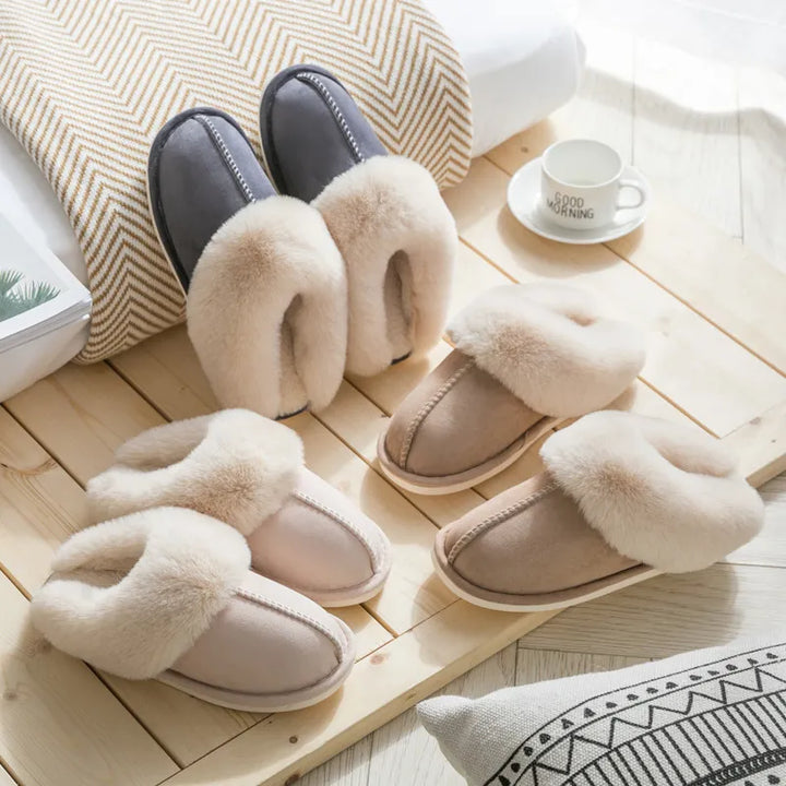Evan Plush House Slippers | Cozy Comfort