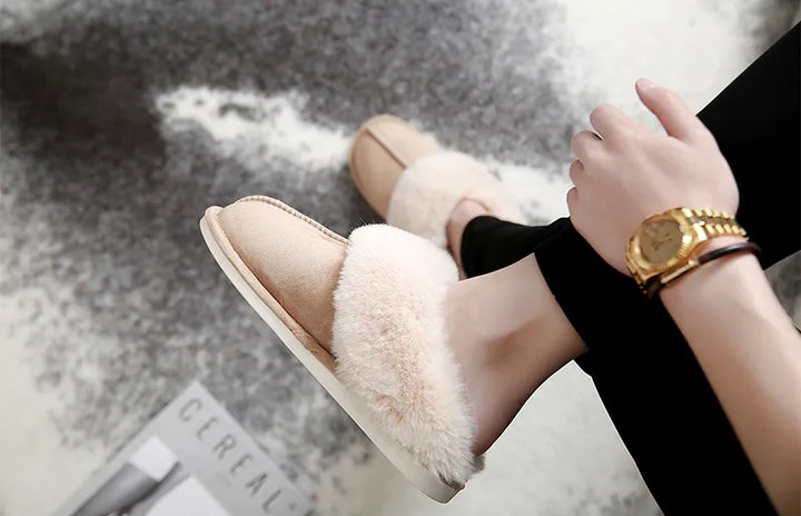 Evan Plush House Slippers | Cozy Comfort
