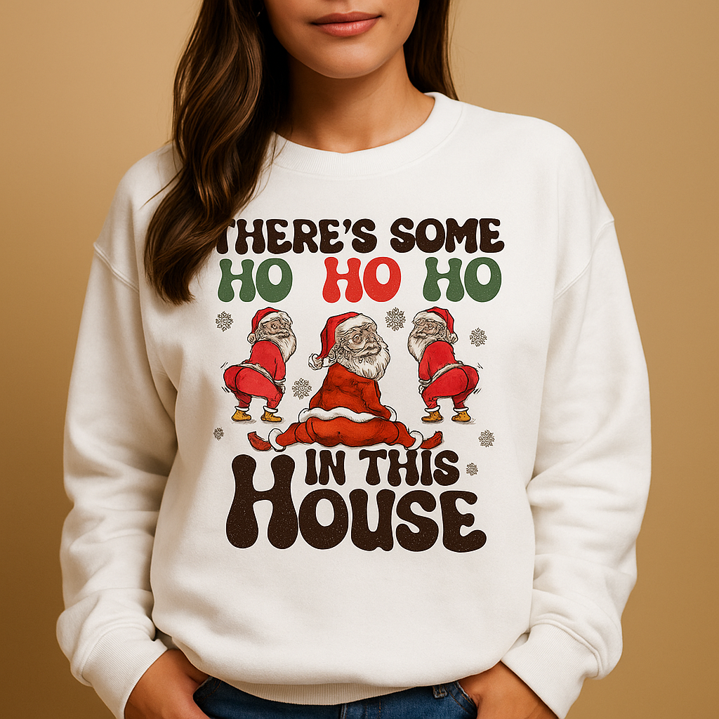 Christmas sweater with festive pattern for ladies | Evelien