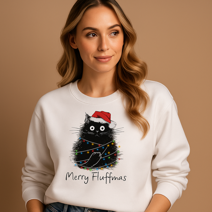 Christmas sweater with festive pattern for ladies | Evelien