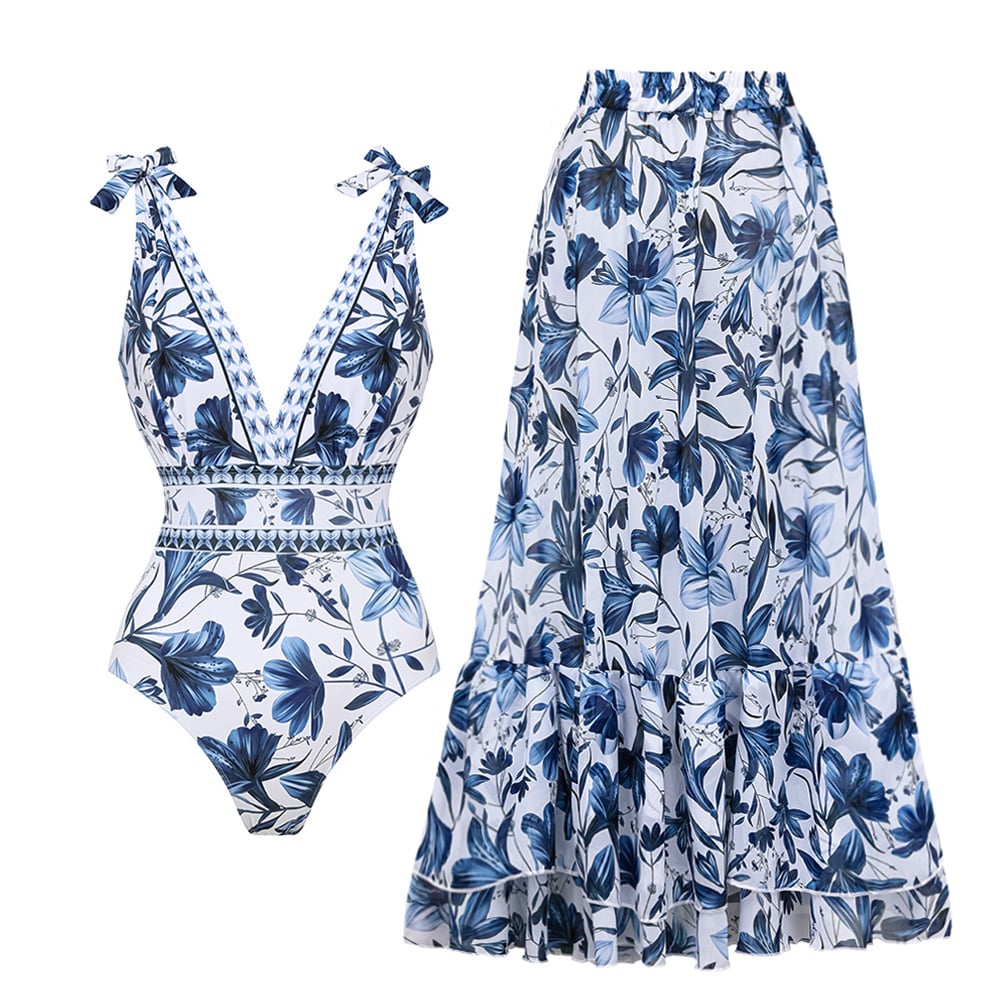 Mira's Coastal Swimwear Set