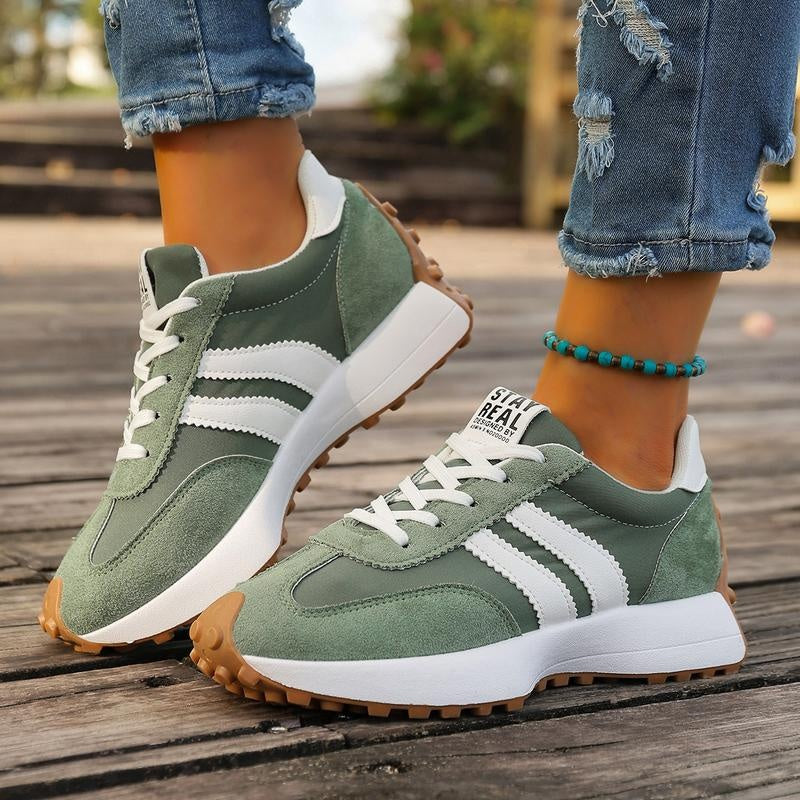 Laura | Women’s Retro-Style Casual Running Sneakers with Chunky Sole