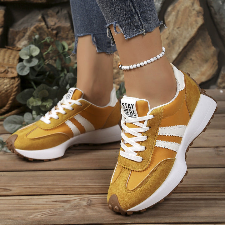 Laura | Women’s Retro-Style Casual Running Sneakers with Chunky Sole