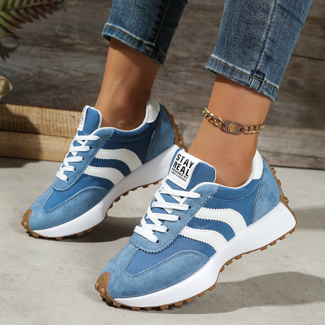 Laura | Women’s Retro-Style Casual Running Sneakers with Chunky Sole
