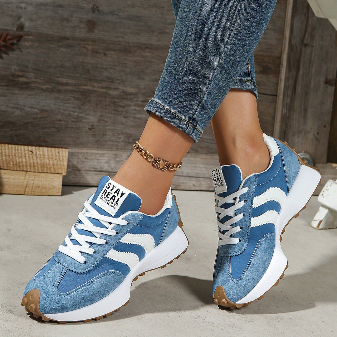 Laura | Women’s Retro-Style Casual Running Sneakers with Chunky Sole