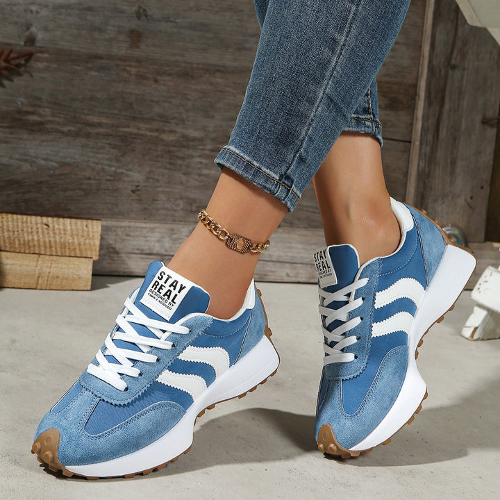 Laura | Women’s Retro-Style Casual Running Sneakers with Chunky Sole