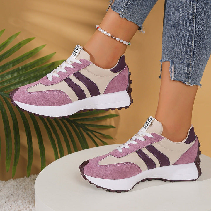 Laura | Women’s Retro-Style Casual Running Sneakers with Chunky Sole