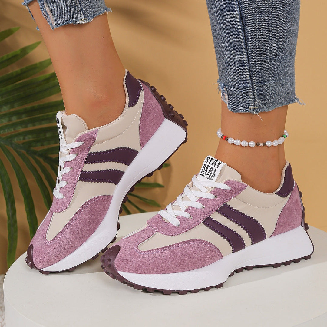 Laura | Women’s Retro-Style Casual Running Sneakers with Chunky Sole
