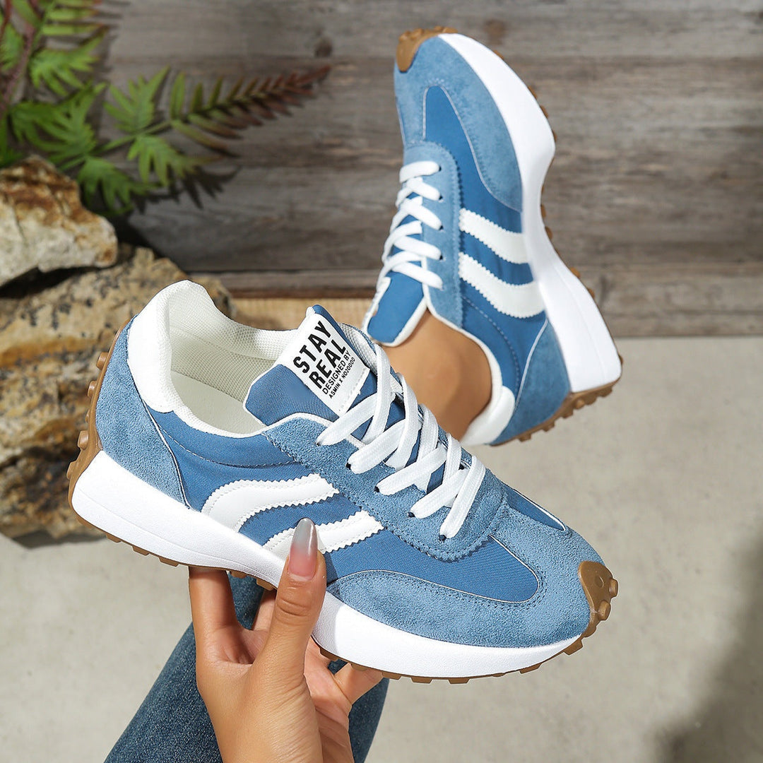 Laura | Women’s Retro-Style Casual Running Sneakers with Chunky Sole