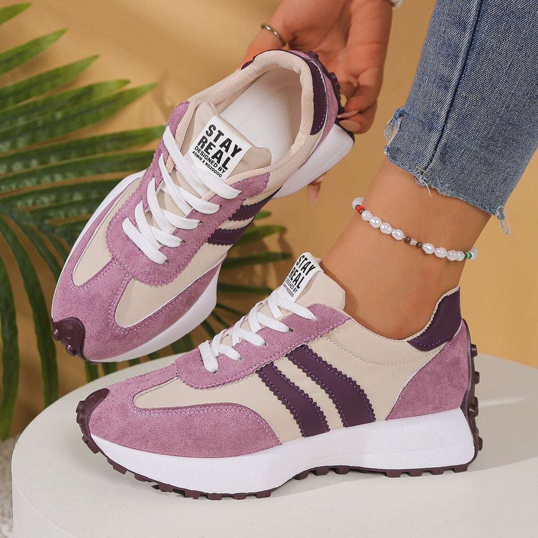 Laura | Women’s Retro-Style Casual Running Sneakers with Chunky Sole