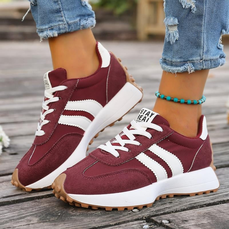 Laura | Women’s Retro-Style Casual Running Sneakers with Chunky Sole