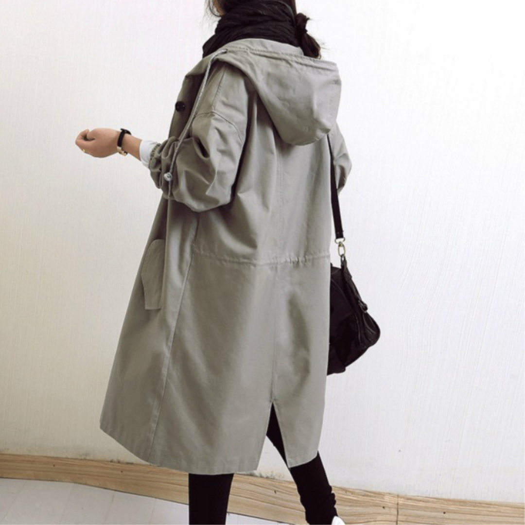 Hooded Women's Overcoat - Sophie