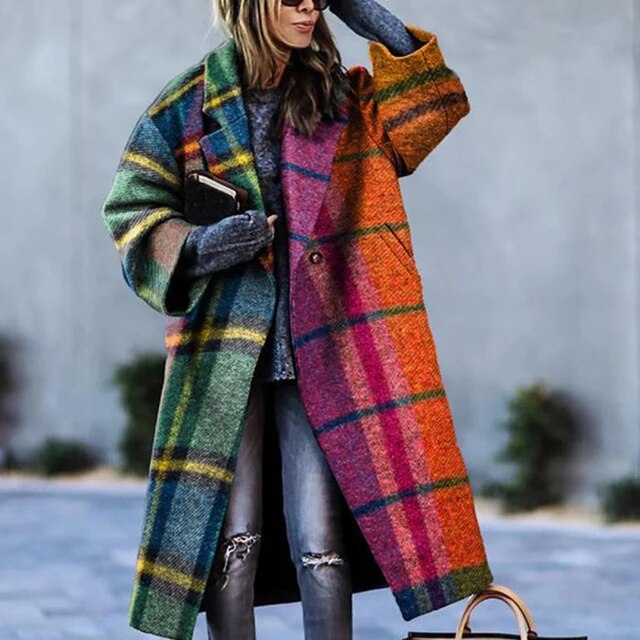 Elegant Women's Winter Overcoat - Amelia