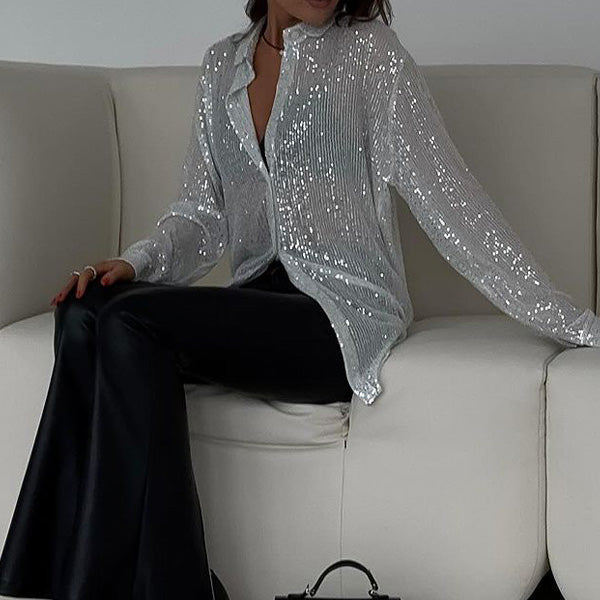 Luminous Sequin Top – Aurora