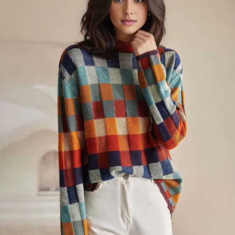 Premium Cashmere Turtle Neck Sweater - Eleanor