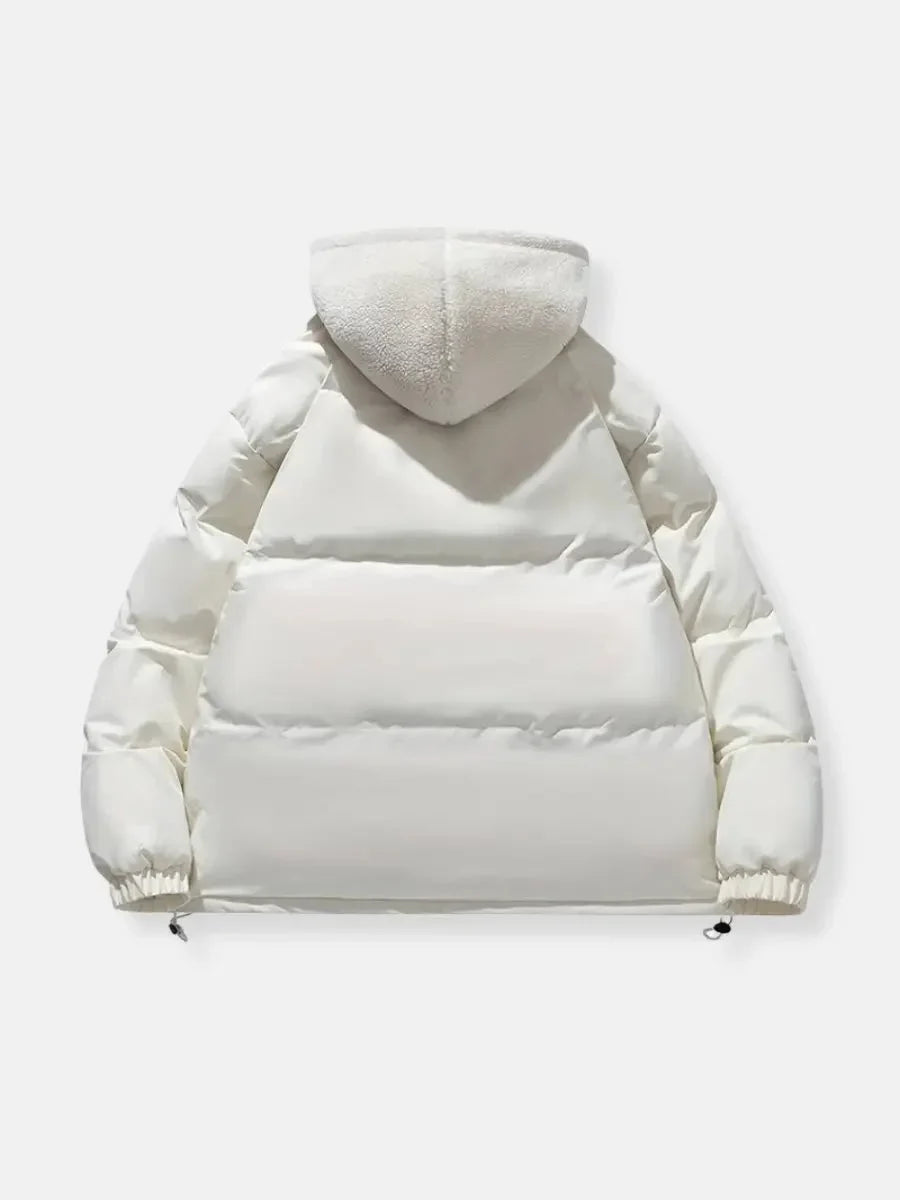 Women's Winter Puffer Coat with Hood and Soft Lining