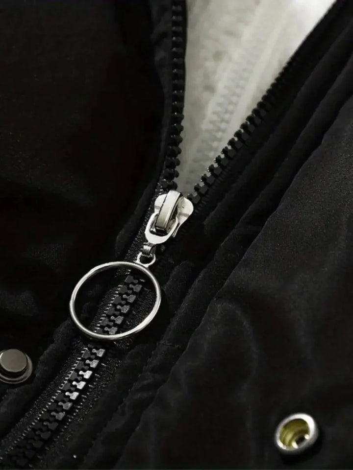 Women's Winter Puffer Coat with Hood and Soft Lining