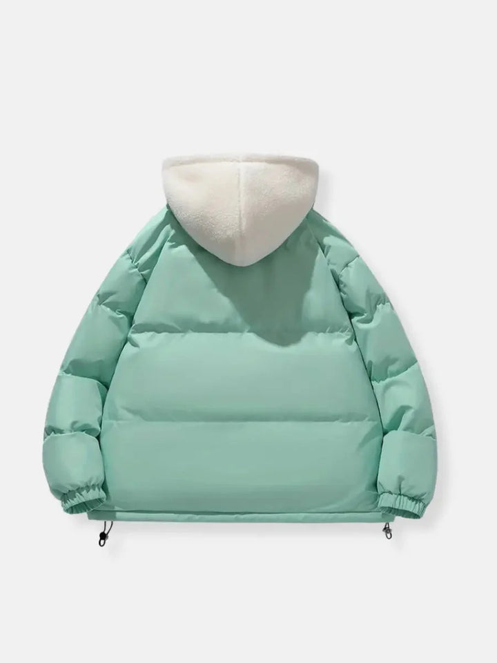 Women's Winter Puffer Coat with Hood and Soft Lining