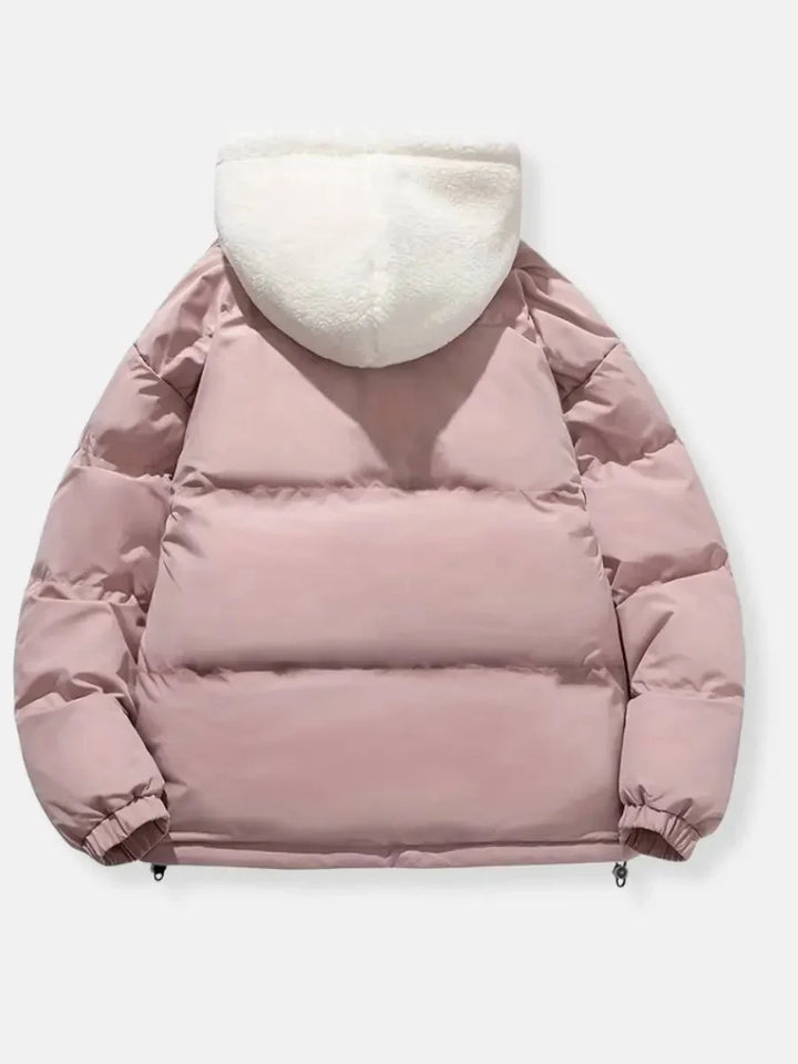 Women's Winter Puffer Coat with Hood and Soft Lining