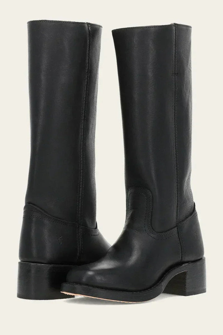 Mencía | Women’s High-Shaft Leather Cowboy Boots with Heels