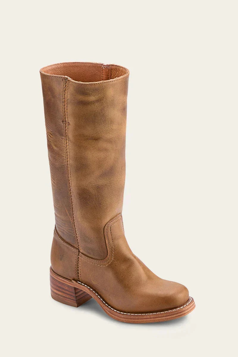 Mencía | Women’s High-Shaft Leather Cowboy Boots with Heels